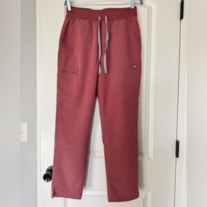 Figs mauve high waisted pants medium